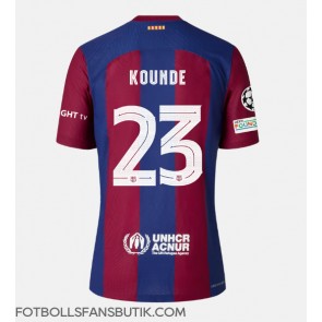 Barcelona Jules Kounde #23 Replika Hemmatröja 2023-24 Kortärmad